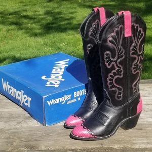 Vintage Wrangler Cowboy Boots